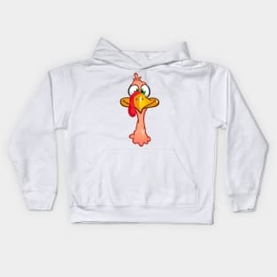 Thanksgiving Turkey Face Matching Family Costume Gift Kids Kids Hoodie